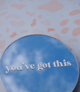 Mirror Affirmation Quote Sticker